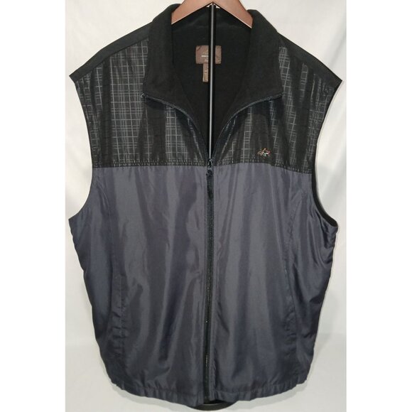 Greg Norman Collection Other - Greg Norman Golf Vest Lightweight XL Navy & Black Full-Zip
